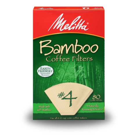 Melitta Coffee Bamboo Coffee Filters