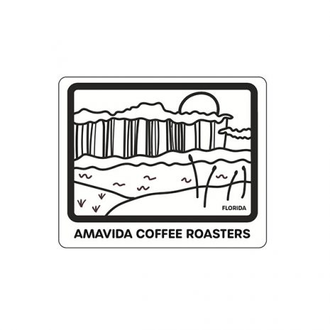 Coastal Dune Lake Landscape - 3 x 2.5" Sticker