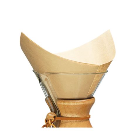 These filters are specifically designed to fit Chemex Coffee Brewers of all sizes. Includes 100 prefolded, unbleached natural Kraft filters for maximum flavor extraction.