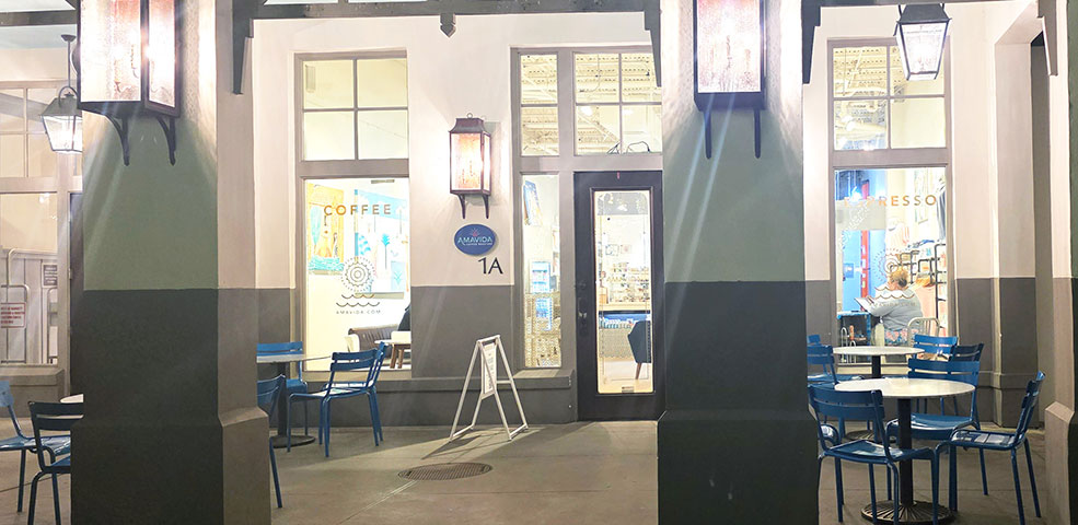 Rosemary Beach Refresh Blog Feature photo with cafe storefront.